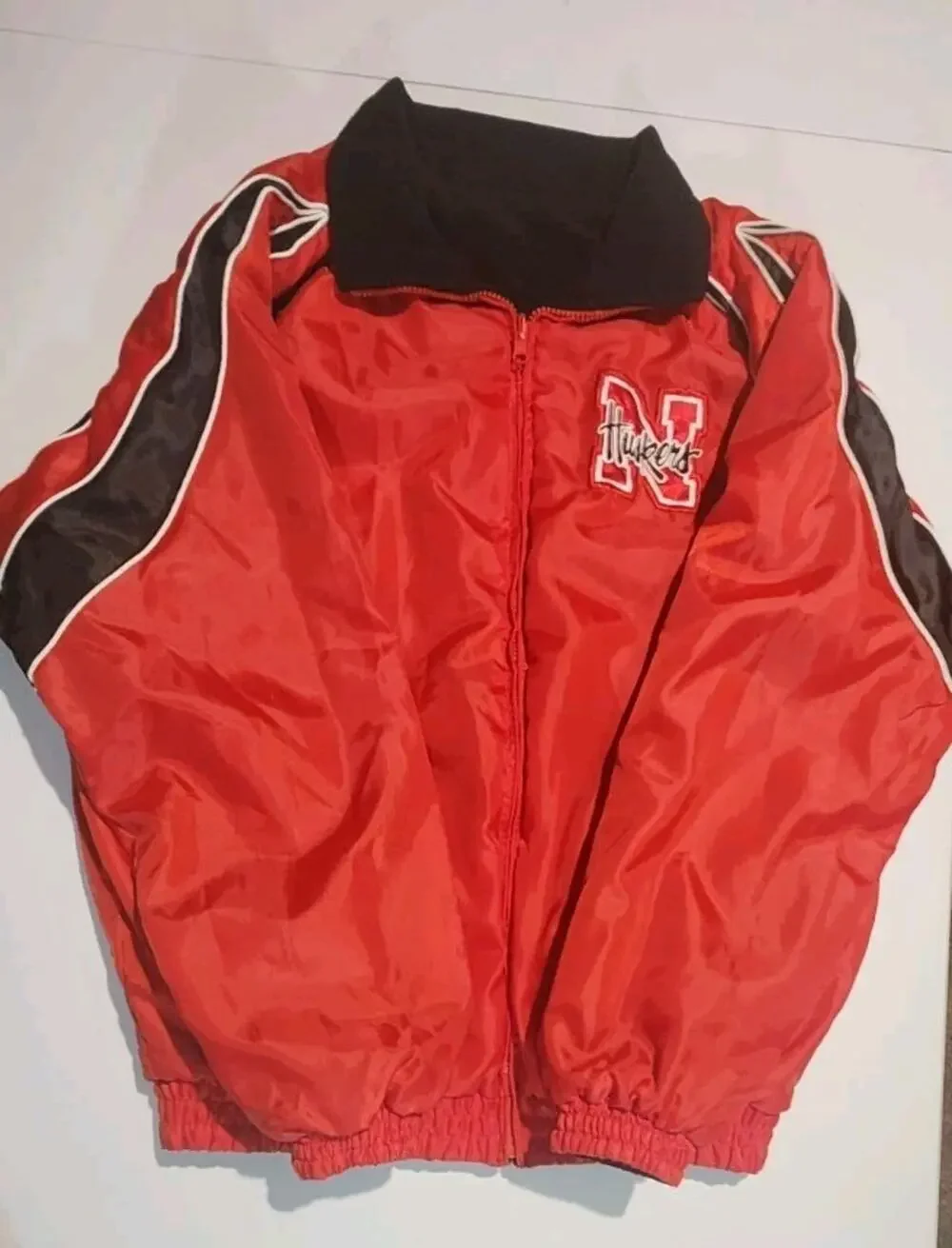 Vintage Nebraska Huskers Jacket Reversible Coat G-III Global Men’s MEDIUM